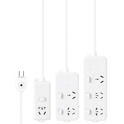 两脚插头大功率i4000W空调16A插座带开关二孔两角项电磁炉排插线