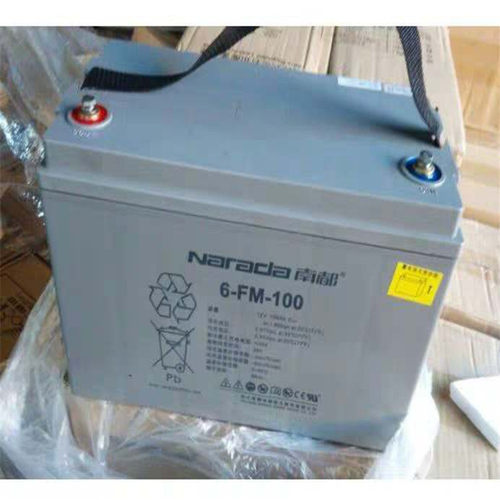 南都蓄电池12v100AH免维护蓄电池GFM-100直流屏UPS/EPS见电池