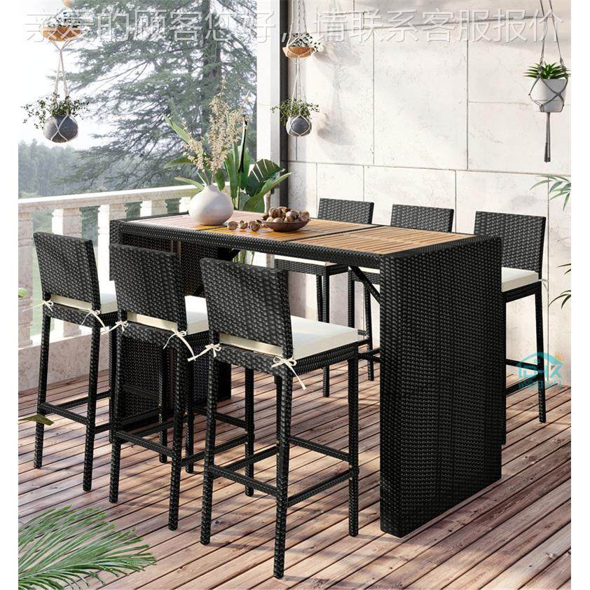 户外外休5-7-4藤闲椅高脚吧台酒吧桌椅吧台椅组合室庭院咖啡厅家,商业/办公家具,商用藤编家具,淘宝优惠券,粉丝福利购,淘宝优惠卷