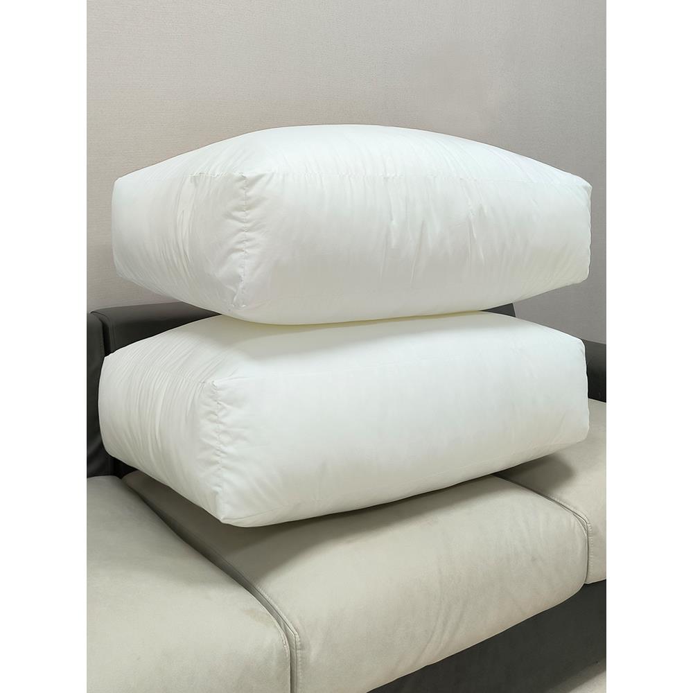 定制加厚床边立体枕头核心靠背软袋衬垫沙发枕头超大垫填充棉