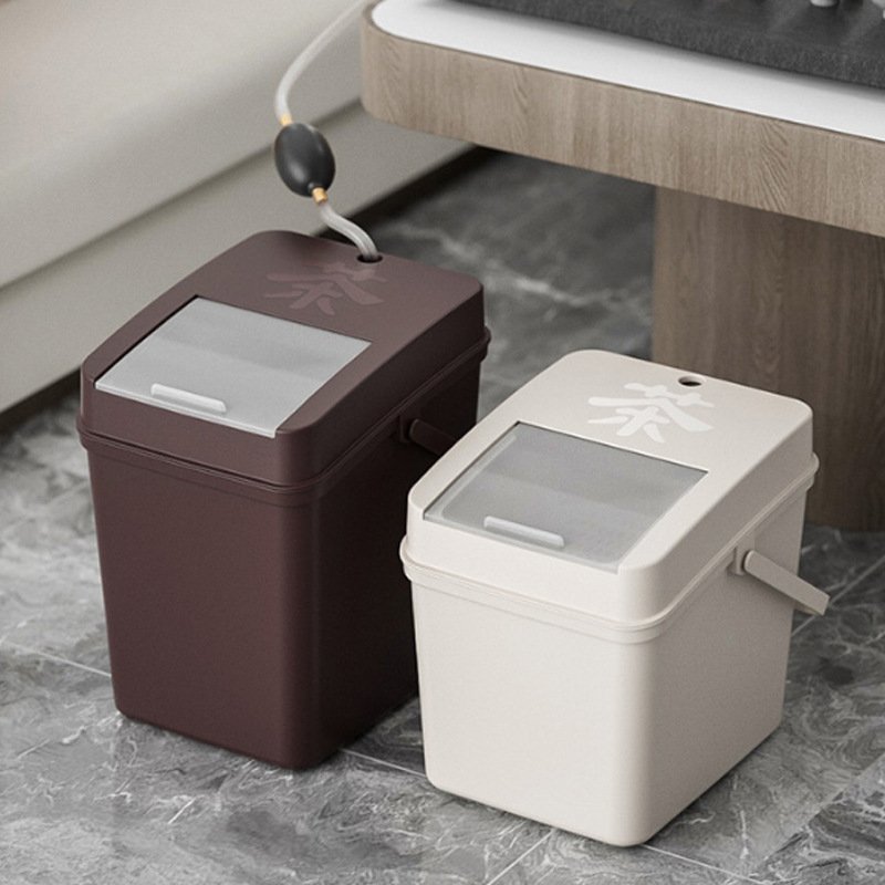 滤网排水桶沥水垃圾桶过滤桶茶水桶废水桶茶具配件茶渣桶沥水神器