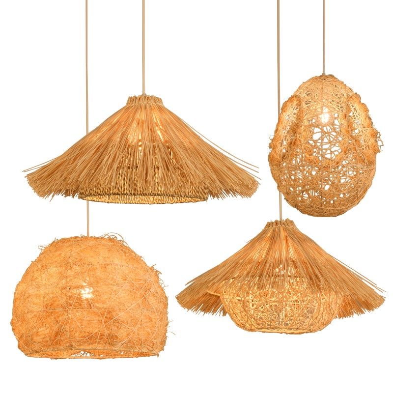 创意藤编灯罩竹艺饭店个性火锅店藤艺民宿竹编吊灯东南亚吊灯,家装灯饰光源,客厅吊灯,淘宝优惠券,粉丝福利购,淘宝优惠卷
