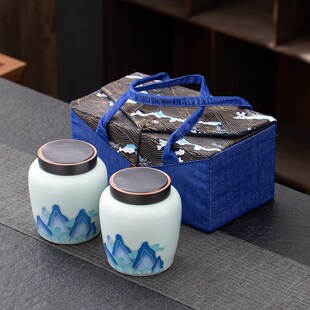 档布包茶叶包装礼盒通用红茶滇红茶包装礼袋绿茶普洱茶叶空盒