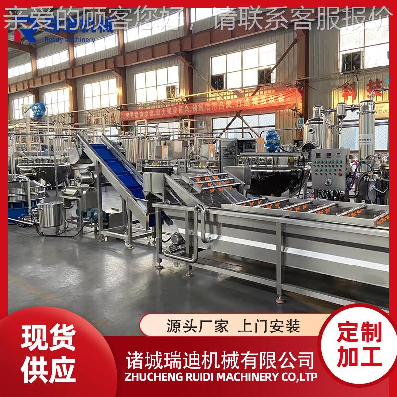 梨膏制作灌装设雪小型备乌鸡白凤膏生水产流线全套凤梨膏加工NFK