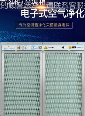 中央AUV回空调式风箱式电子除尘净化器除PM2.5 风机新组板静电除