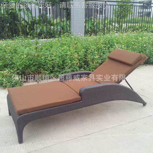 厂家CF818L 酒藤艺家具户 店藤餐桌椅 外仿藤具 家PC藤编躺椅