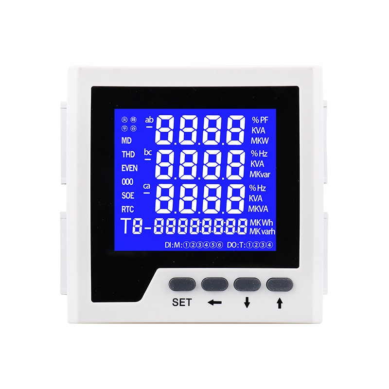 三相液晶多功能电力仪表 智能数显电流电压功率因数电能计量85表