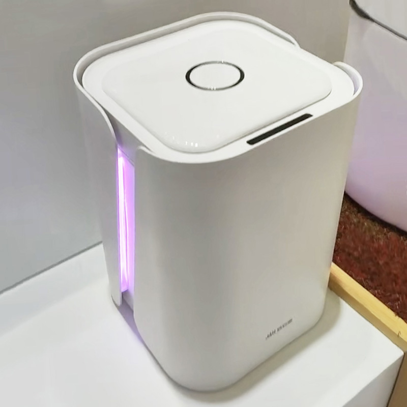 灯光秀智能e感应垃圾桶 家用卧室氛围灯全自动创意卫生桶轻奢新款