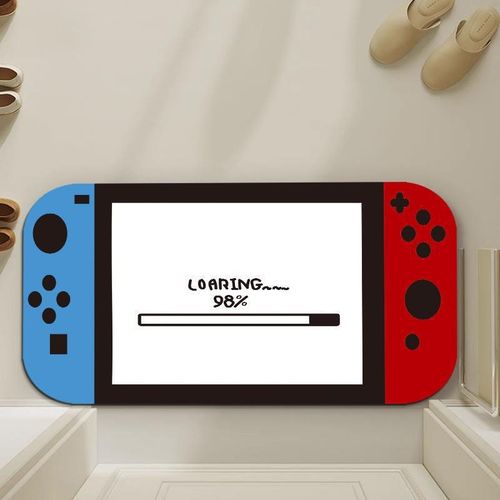 游戏机硅藻泥地垫 浴室卫生间防滑地毯 家用吸水速干水洗地毯垫