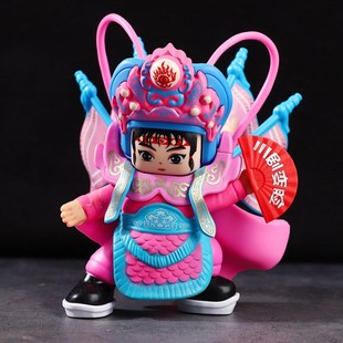 川剧变脸熊猫儿童玩偶娃娃潮玩恐龙男孩女孩大战僵尸