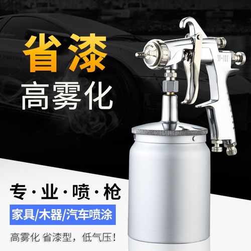 玉豹W101汽车喷漆枪气s动钣金家具补漆工具油漆喷壶涂料喷枪上下
