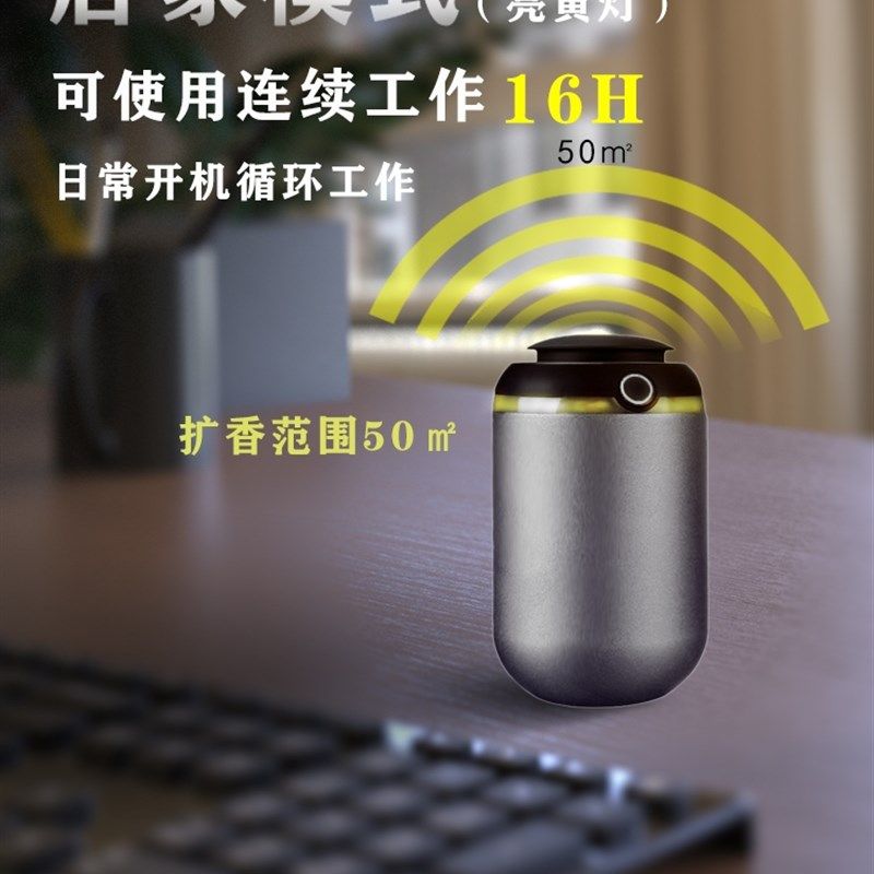 车载高颜值金属香薰机小巧设计可放杯架震动启停家用模式USB充电,生活电器,香薰机/多功能香氛机/自动加香机,淘宝优惠券,粉丝福利购,淘宝优惠卷