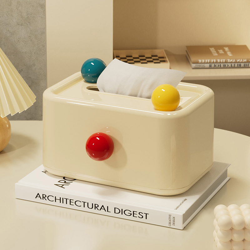 多巴胺纸巾盒家用桌面客厅餐巾纸C盒子茶几收纳高级感创意抽纸盒