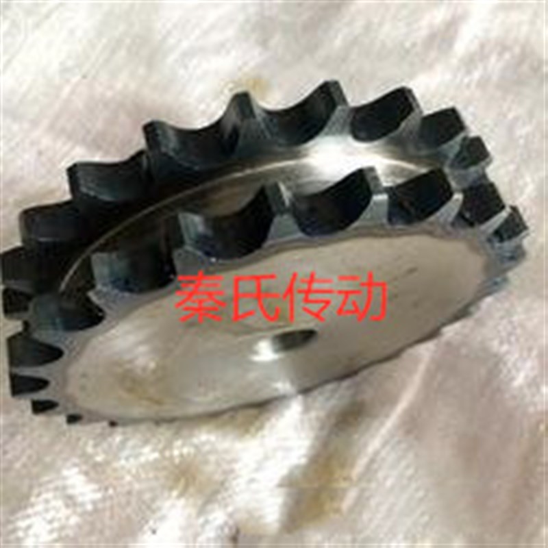 1.5寸双排链轮/平双 配24A-2链条/齿数10齿到25齿 平双