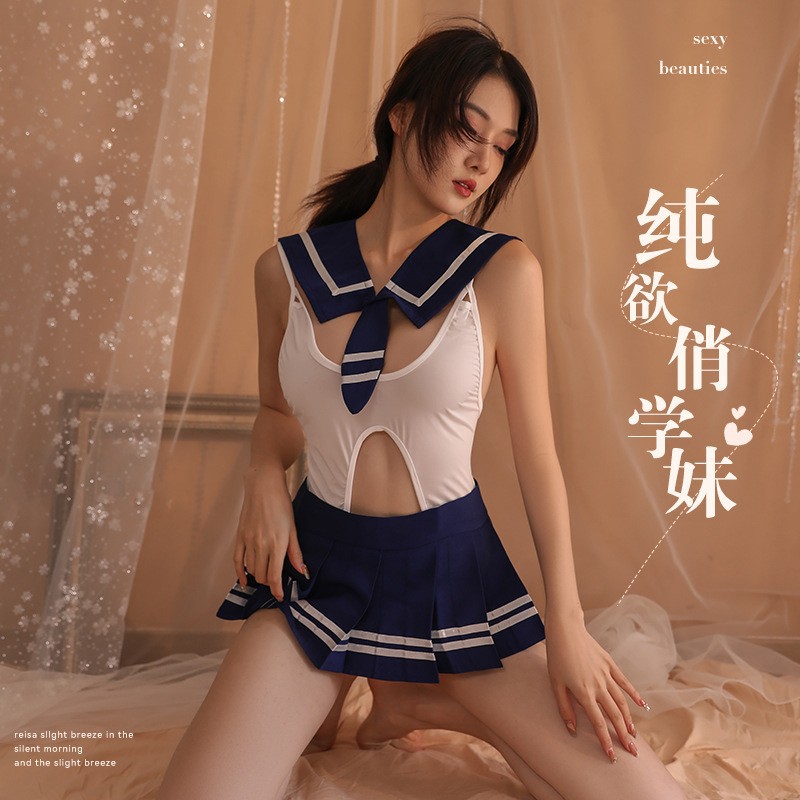 qq内衣禁欲系性感学院制服套装cos女趣味睡衣氛围感情调约会战装