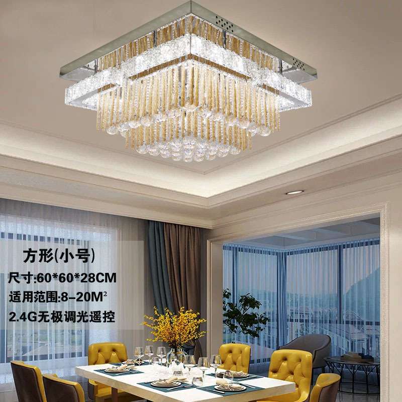 厂家 LED吸顶灯 水晶灯 大气灯具K9 Crystal ceiling light