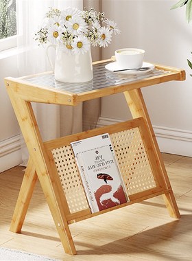 现代简约茶几柜小桌子室内小书桌移动H茶台客厅家用茶杯具泡茶边