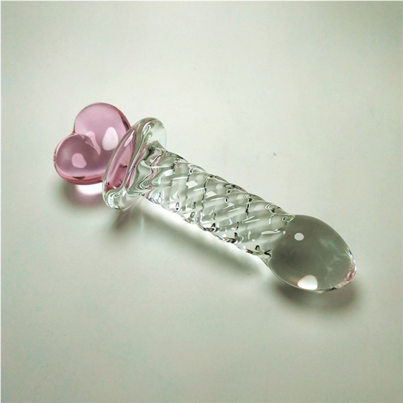 高硼硅实心玻璃棒家用粗圆润光滑细腻无毛刺坚固脸部按摩棍放松直