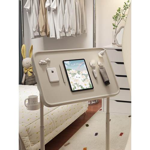 床边桌可移动床上电脑桌卧室小桌子升降书桌家用笔记本学习折叠桌