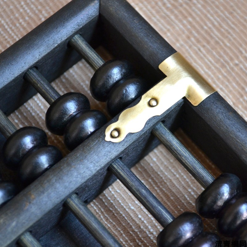 仿古复古怀旧小号1m3档算盘老式实木算盘老外事商务客户送礼物礼