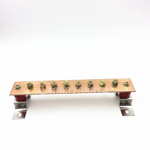 速发。通信机房接地铜排 汇流排铜排 机柜铜排汇流排接U线端子 3*