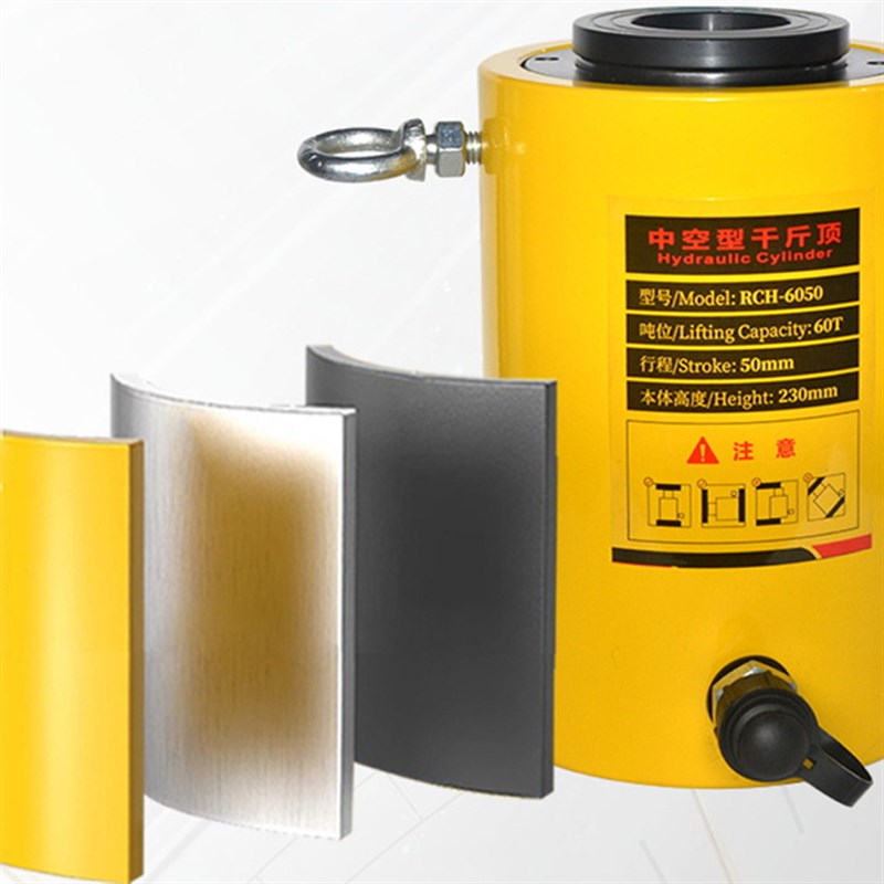 RCH-20T30T液n压中空千斤顶 RC60T100T中空柱塞油缸油压液压千斤