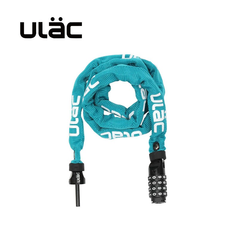 ULAC自行车锁折叠车山地公路车防盗密码锁便携锁