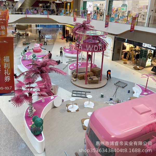 玻璃钢树池户外休闲座椅艺术坐凳商场商业街长椅休息区等候椅