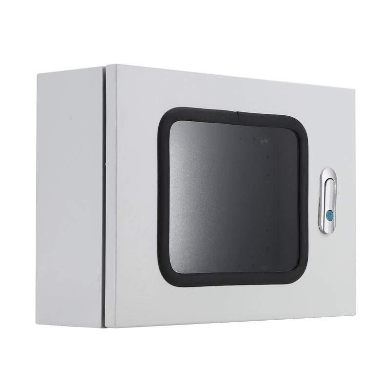 加厚配电箱明装基业箱单门可视A窗仪表电控横箱带透明有机玻璃电