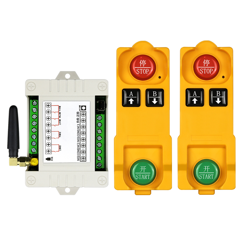 小工控12v-48V通用220v伏两2路3G0A水泵控制器推杆正反转遥控开关