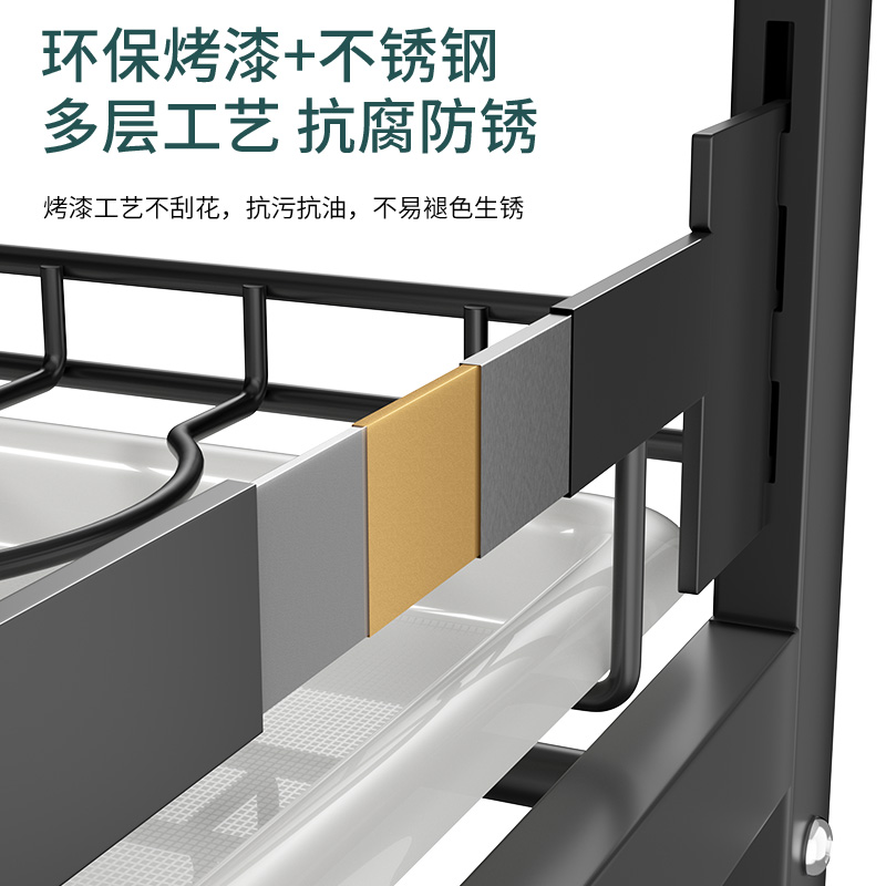 厨房置物架碗碟碗盘收纳架沥水架壁挂多功K能放碗架碗筷收纳挂墙