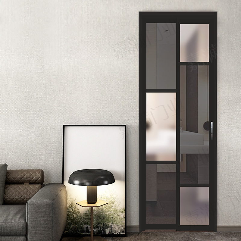 卫生间门窄边框PD门折叠推拉平开门厕所I门厨房门平移门PT门阳台