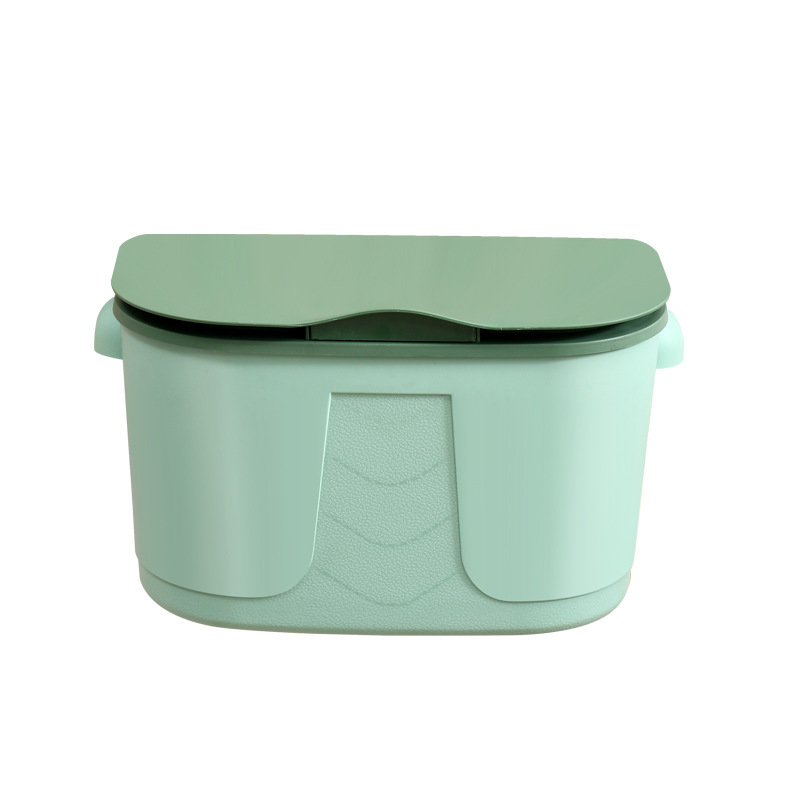 专用滑盖垃圾桶垃圾桶厨房家用带盖子创意化妆室筒客V厅厕所壁挂