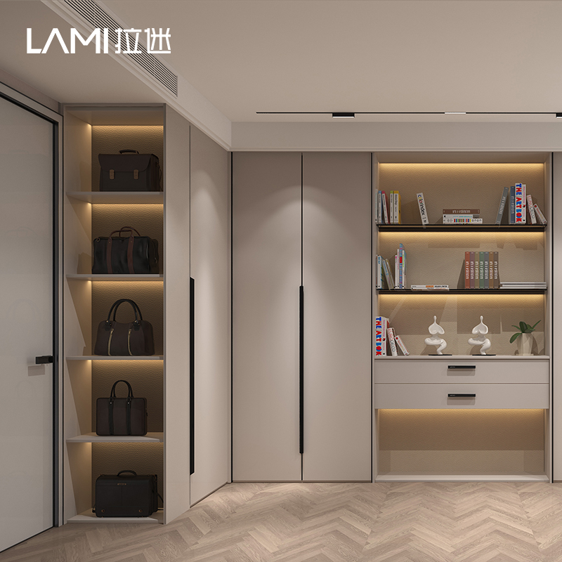 拉迷全屋整装定制卧室衣柜衣帽间现代简约轻奢整家定做客餐厅家具