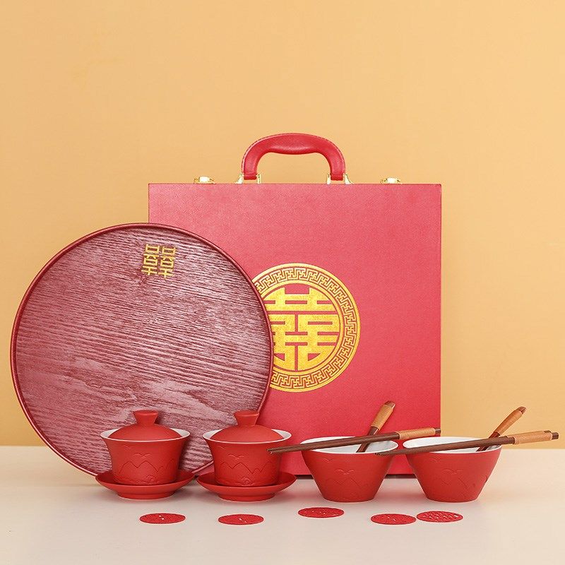 敬茶杯结婚茶具套装新婚礼 用品红喜碗筷子孙对碗敬长辈改口茶杯,节庆用品/礼品,喜碗/敬茶杯,淘宝优惠券,粉丝福利购,淘宝优惠卷