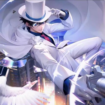 怪盗基德show time 20cm娃衣可爱棉花娃娃黑羽快斗换装娃衣