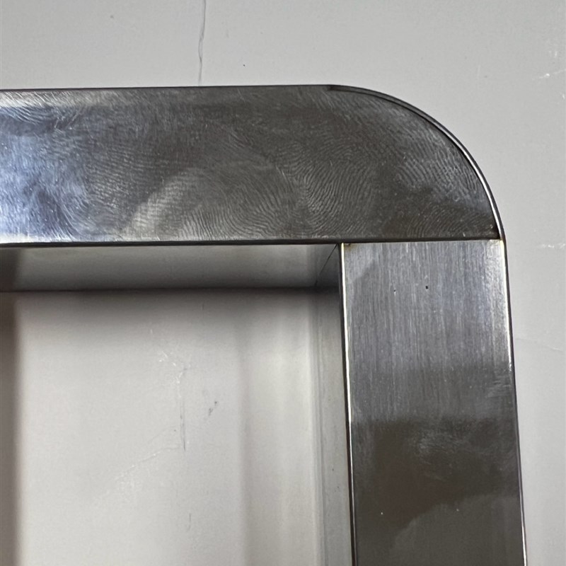 不锈钢方管圆角模版 台面桌面 圆A角 激光切割90度内方外圆 样板