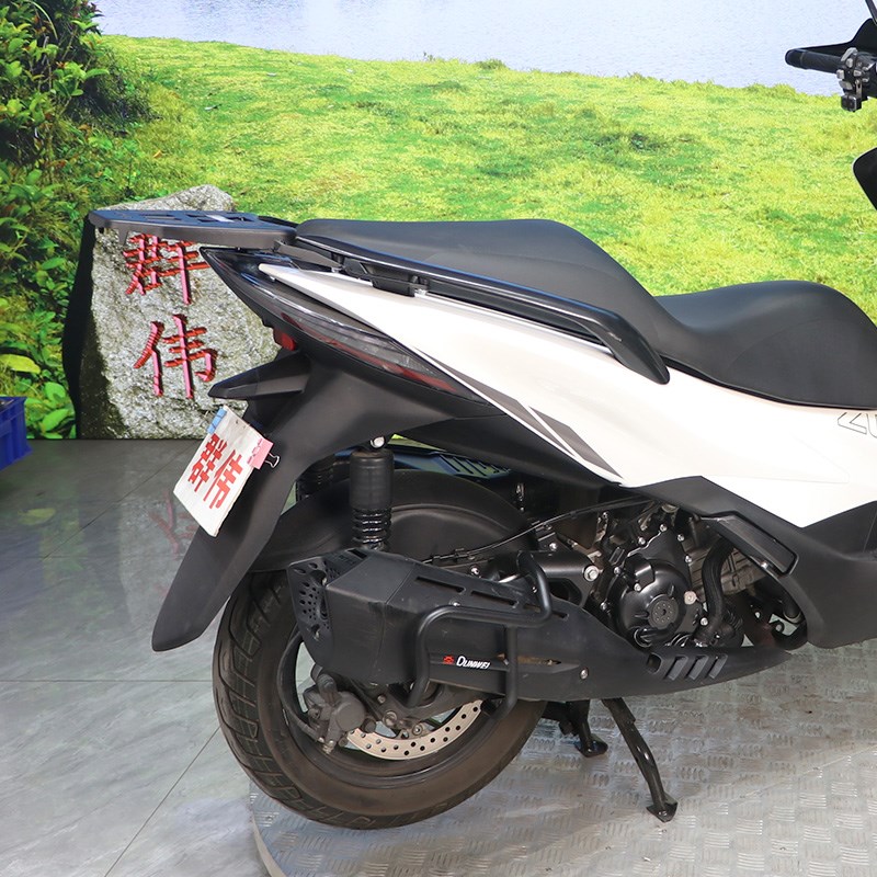 适用升仕350E后货架尾箱架碳钢板式加厚尾翼铝箱支架X保留扶手改