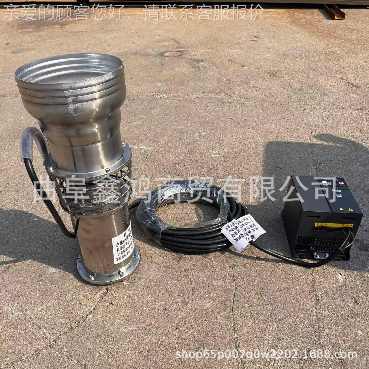 永变频潜水泵防4寸高 扬IBT程轴流水磁泵 洪排涝电机泵