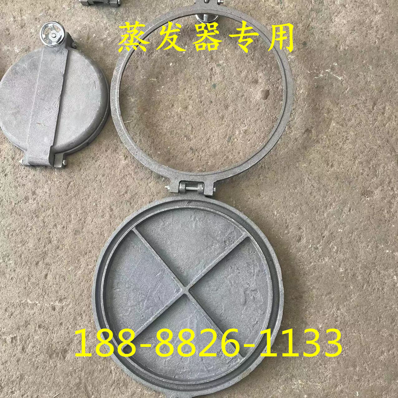 蒸汽发生器炉门 圆形耐热炉门耐高温检查门 铸造炉门