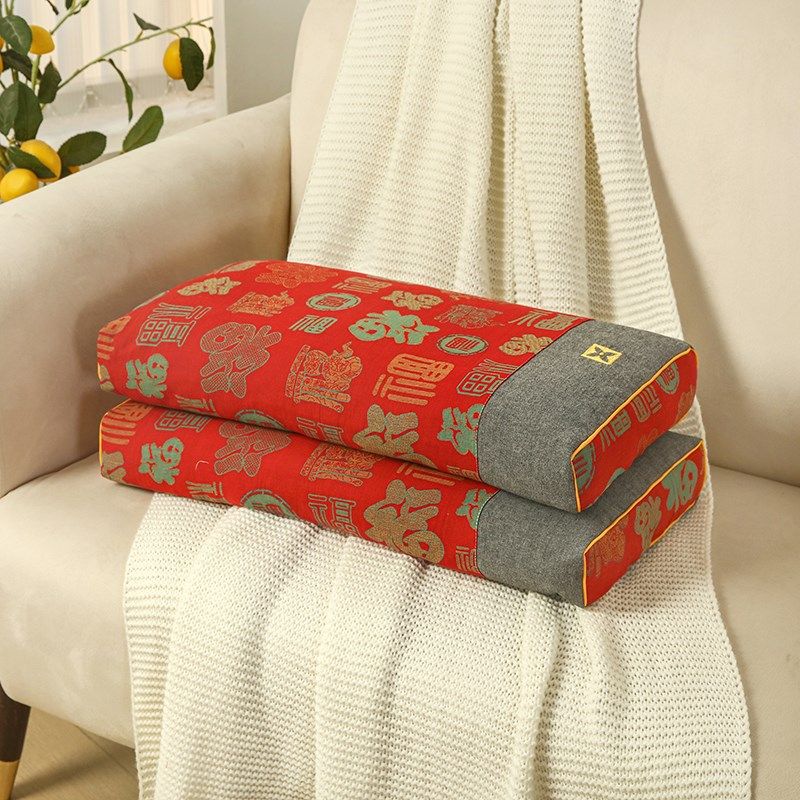 新款棋盘格立体全荞麦枕12味花草枕头家用护颈枕芯荞麦壳枕头,床上用品,枕头/枕芯,淘宝优惠券,粉丝福利购,淘宝优惠卷