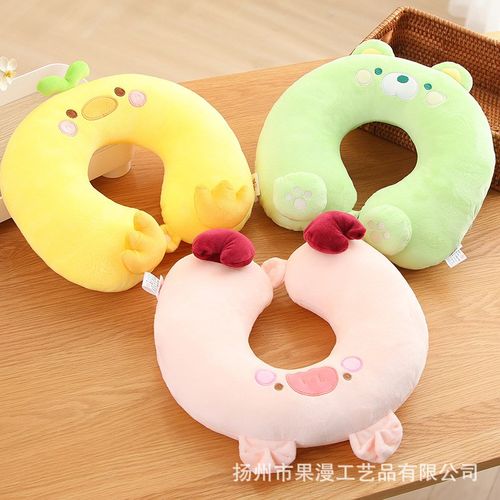 u型枕脖枕护颈用办公室脖子靠枕车用头枕午睡枕枕头学生动物