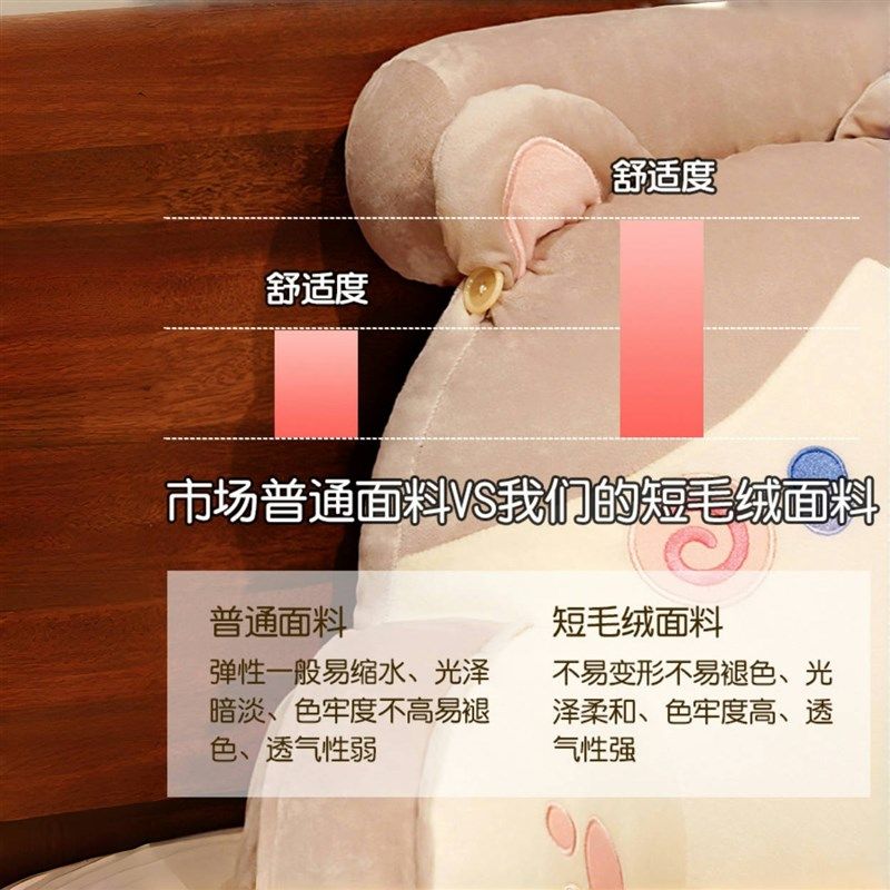 床头软包大靠背床上靠枕护腰靠垫沙发抱枕宿舍学生枕头加宽卧室,居家布艺,床头靠垫,淘宝优惠券,粉丝福利购,淘宝优惠卷