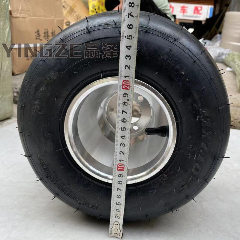四轮漂移卡丁车场地摩托10x4.50-5 11X7.N10-5寸轮胎亮色铝轮毂