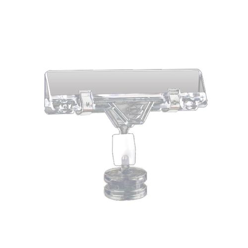 pop超市货架标签m夹药店价格牌磁吸广告夹透明水晶夹强磁爆炸贴夹