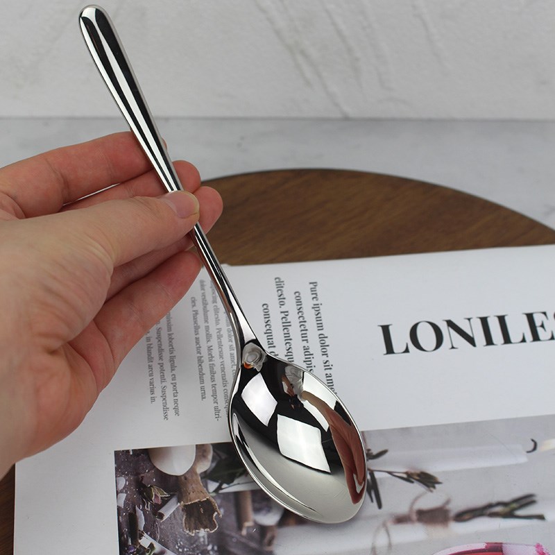 板娘力荐出法国盖*赫主餐勺 18/10不锈钢高于304T加深汤匙调羹干