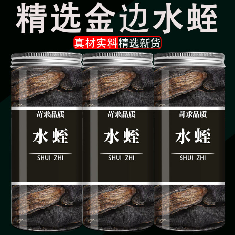 水蛭中药材金边水蛭干