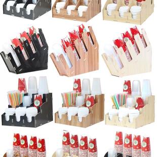 杯架简易摆摊专用一次性纸杯架取杯架饮料杯收纳盒一次性杯子架子