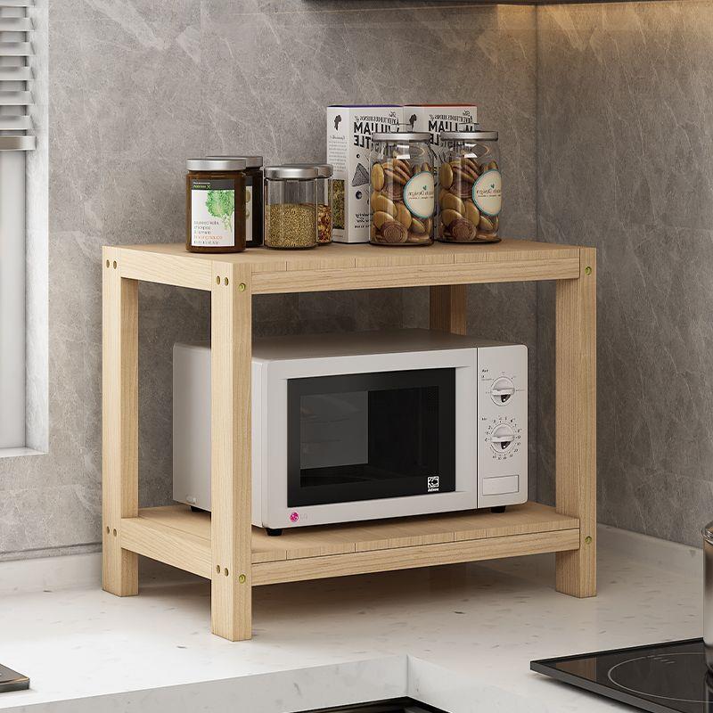 实木厨房收纳置物架桌面置