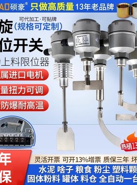 阻旋式料位开关音叉液位旋转物位计控制传感器高温防爆SR80/SE290